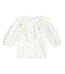 Chemise en coton à fleurs Chemise en coton à fleurs