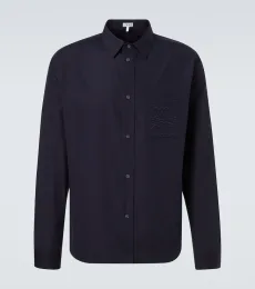Chemise en coton à logo