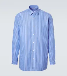 Chemise en coton à rayures