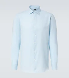 Chemise en coton et cachemire Chemise en coton et cachemire