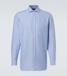 Chemise en coton et cachemire