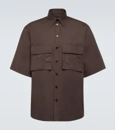 Chemise en coton et soie