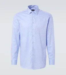 Chemise en coton imprimé