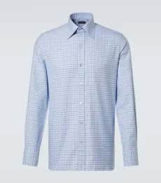 Chemise en coton mélangé