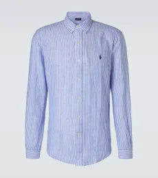 Chemise en lin rayée Chemise en lin rayée