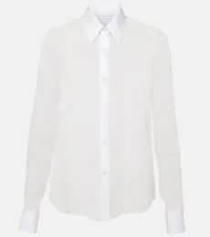 Chemise en soie et coton Chemise en soie et coton