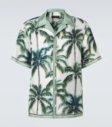 Chemise en soie imprimée