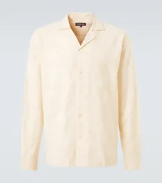 Chemise Safra en jacquard de coton mélangé