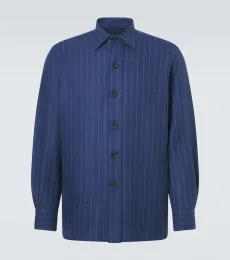 Chemise Slash en lin et laine mélangés Chemise Slash en lin et laine mélangés