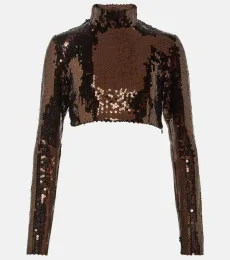Cherilyn sequined crop top Cherilyn sequined crop top
