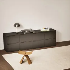 Chest Of Drawers in Black with Doors Chest Of Drawers in Black with Doors