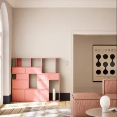 Chest Of Drawers in Reisinger Pink Chest Of Drawers in Reisinger Pink