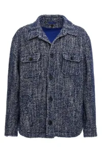 Chevron wool jacket - Blue Chevron wool jacket - Blue