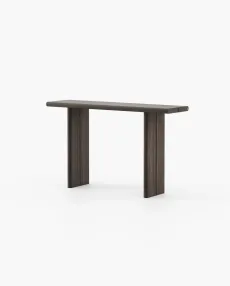 CHIOS Console Table Smoked Eucalyptus Veneer Matte CHIOS Console Table Smoked Eucalyptus Veneer Matte