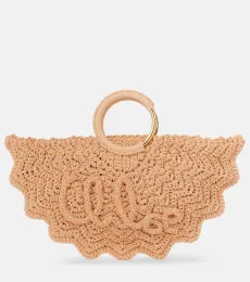 Chloà Bracelet Paravent Small crochet tote bag Chloà Bracelet Paravent Small crochet tote bag