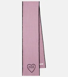 Chloà Chloà EncÅur wool and cashmere scarf Chloà Chloà EncÅur wool and cashmere scarf