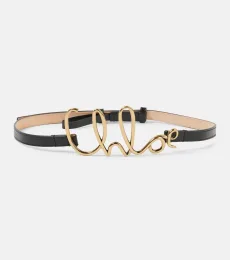 ChloÃ ChloÃ Iconic slim leather belt