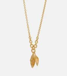 ChloÃ Faux pearl-embellished chain necklace