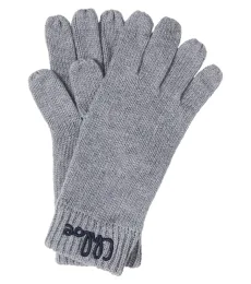 Chloà Kids Embroidered cotton and wool gloves Chloà Kids Embroidered cotton and wool gloves