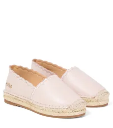 ChloÃ Kids Leather espadrilles