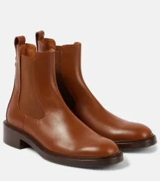 ChloÃ Marcie leather Chelsea boots