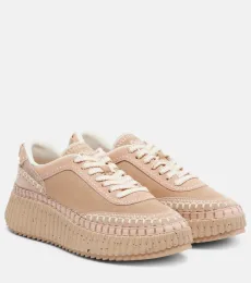 Chloà Nama suede platform sneakers Chloà Nama suede platform sneakers