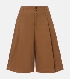 Chloé Bermuda à taille haute en coton Chloé Bermuda à taille haute en coton