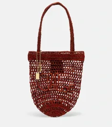 Chloé Cabas Summer Banana Small en raphia Chloé Cabas Summer Banana Small en raphia