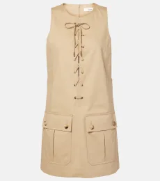Chloé Cotton satin minidress Chloé Cotton satin minidress