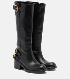 Chloé Dakota leather biker boots Chloé Dakota leather biker boots