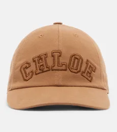 Chloé Gorra Chloé Signature de lona con logo Chloé Gorra Chloé Signature de lona con logo