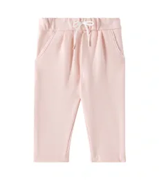 Chloé Kids Bebé - pantalones de algodón con logo Chloé Kids Bebé - pantalones de algodón con logo