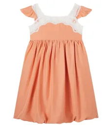 Chloé Kids Robe en soie et dentelle Chloé Kids Robe en soie et dentelle