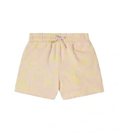Chloé Kids Short en coton éponge mélangé à fleurs Chloé Kids Short en coton éponge mélangé à fleurs