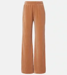 Chloé Pantalones deportivos de terciopelo en mezcla de algodón Chloé Pantalones deportivos de terciopelo en mezcla de algodón