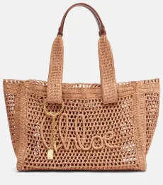 Chloé Sac Summer Banana en raphia Chloé Sac Summer Banana en raphia