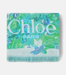 Chloé Serviette Floral en coton à fleurs Chloé Serviette Floral en coton à fleurs