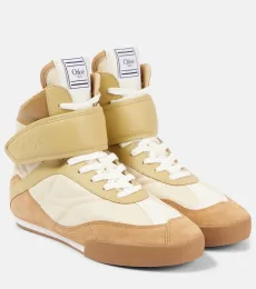 Chloé Sneakers montantes Chloé Kick en cuir Chloé Sneakers montantes Chloé Kick en cuir