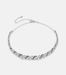 Choker Autumn en or blanc 18 ct et diamants Choker Autumn en or blanc 18 ct et diamants