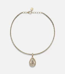 Choker en or 18 ct et diamants Choker en or 18 ct et diamants