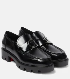Christian Louboutin CL Moc Lug leather loafers Christian Louboutin CL Moc Lug leather loafers