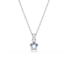 Chroma Silver Mixed Cuts Star White Necklace - 38cm Chroma Silver Mixed Cuts Star White Necklace - 38cm
