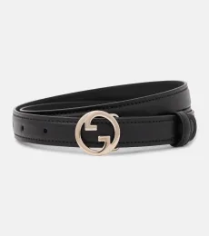 Cinturón Gucci Blondie de piel con GG Cinturón Gucci Blondie de piel con GG