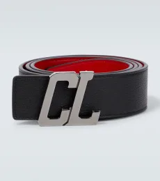 CL logo reversible leather belt