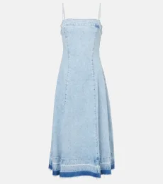 Clarissa denim midi dress Clarissa denim midi dress