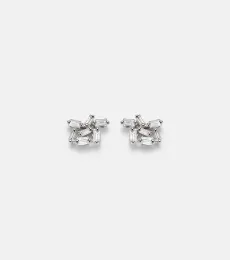 Classic 18kt white gold (7501000) stud earrings with diamonds Classic 18kt white gold (7501000) stud earrings with diamonds