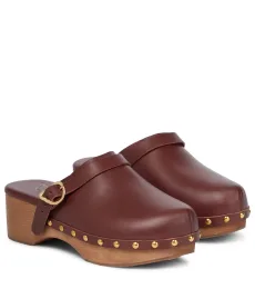 Classic Closed leather clogs Classic Closed leather clogs
