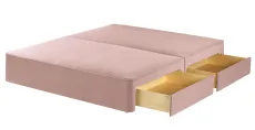 Classic Divan Base - Greek Islands Blush, Drawers, Super King