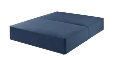 Classic Divan Base - Seven Navy, No Drawers, King