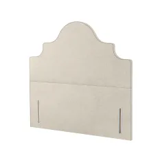 Classic Mantel Headboard - Mole Pebble, Double